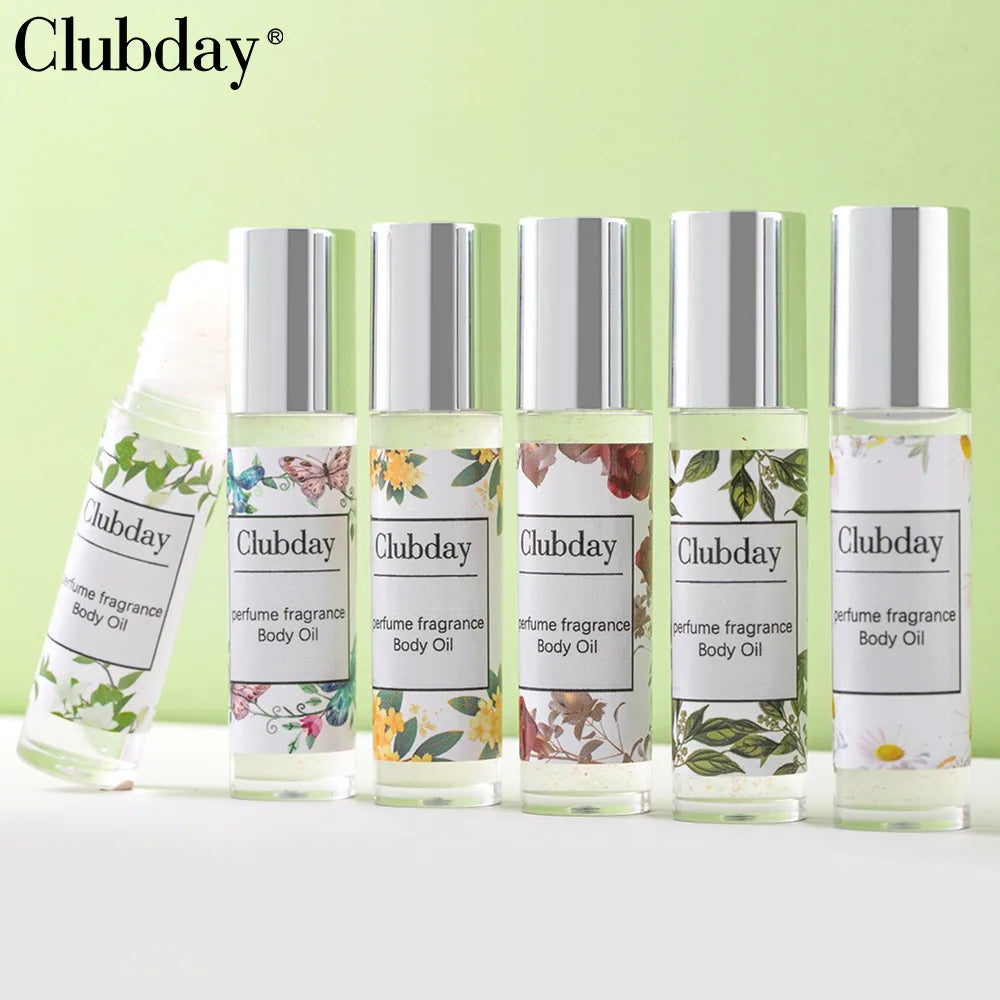 Oil Roll-On  Fragrance Sandalwood Jasmine Tulips Daisy Rose Osmanthus Flowers for Women 6.7ml