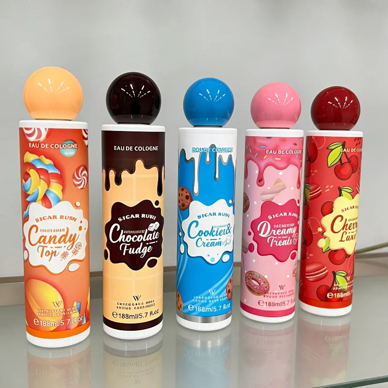 Sugar Rush  Fresh Berry Sweet Cookie Chocolate Cream Eau De Body Spray 168ml