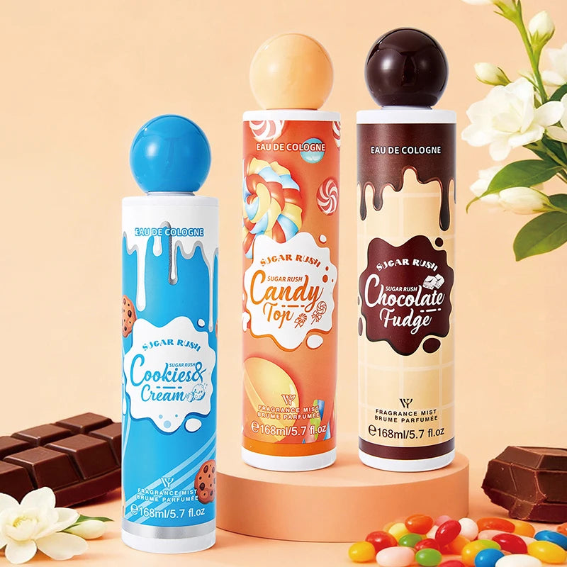 Sugar Rush  Fresh Berry Sweet Cookie Chocolate Cream Eau De Body Spray 168ml